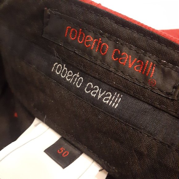 Roberto Cavalli men's 34" waist textured pants 2008 collection model RL1107 - Picture 3 of 16